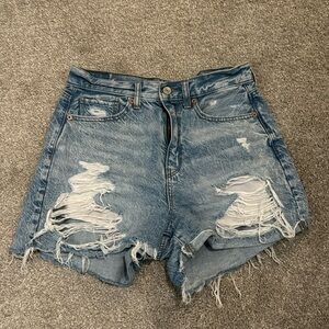 American Eagle Ripped Jean Shorts